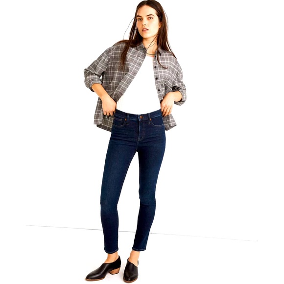 Madewell Denim - EUC Madewell 9” mid-rise skinny jeans - size size 25 (2)